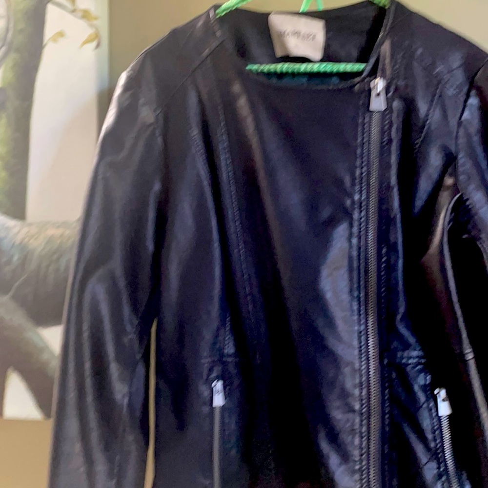 Faux leather bomber - Picture 1 of 3